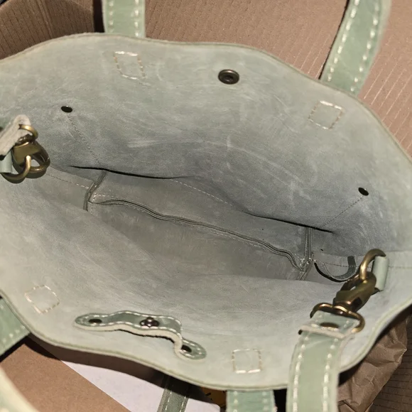 Portland Leather Cucumber Mini Crossbody - Picture 3 of 5